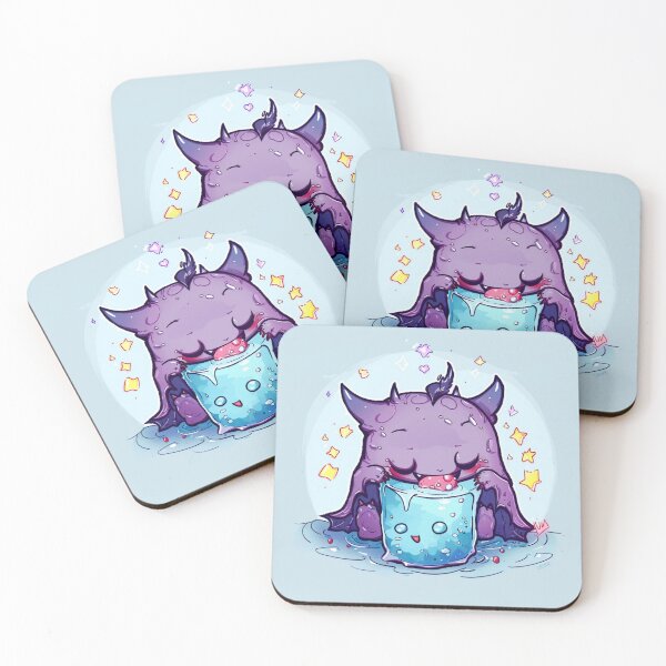 Item preview, Vibrant Konpeito Creature in Water - Fantasy Art designed and sold by EAGallery.