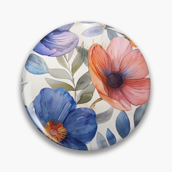 Item preview, watercolor Floral seamless pattern designed and sold by NGDigitalArt.