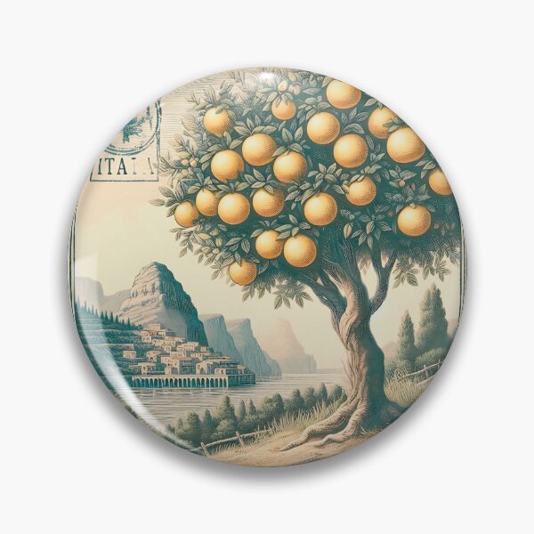 Item preview, Old Italian Stamp Lemon Tree designed and sold by WildPalette-Art.