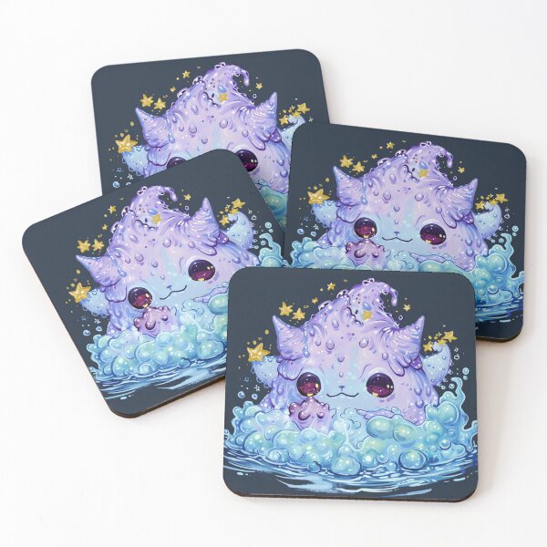Item preview, Vibrant Konpeito Creature in Water - Fantasy Art designed and sold by EAGallery.