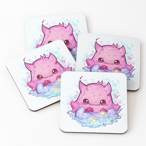 Item preview, Vibrant Konpeito Creature in Water - Fantasy Art designed and sold by EAGallery.