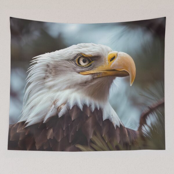 Item preview, Majestic Bald Eagle Portrait Photo designed and sold by CattyCornerPOD.