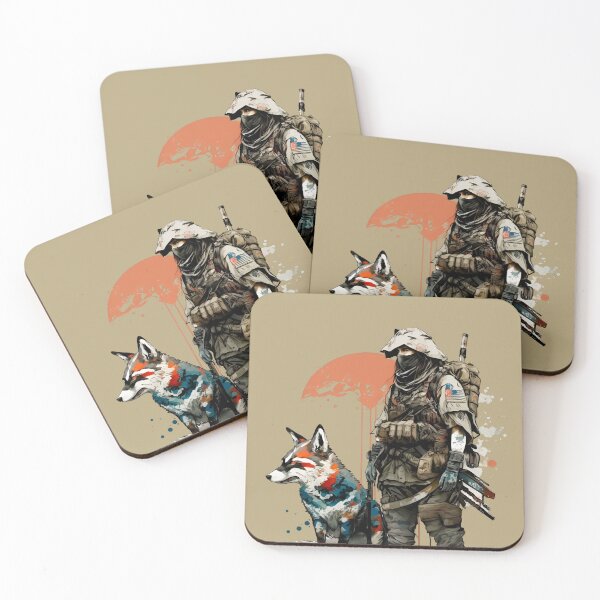 Item preview, A Great-looking design of a warrior with his wolf companion in Okami Style designed and sold by The-Chieftain.