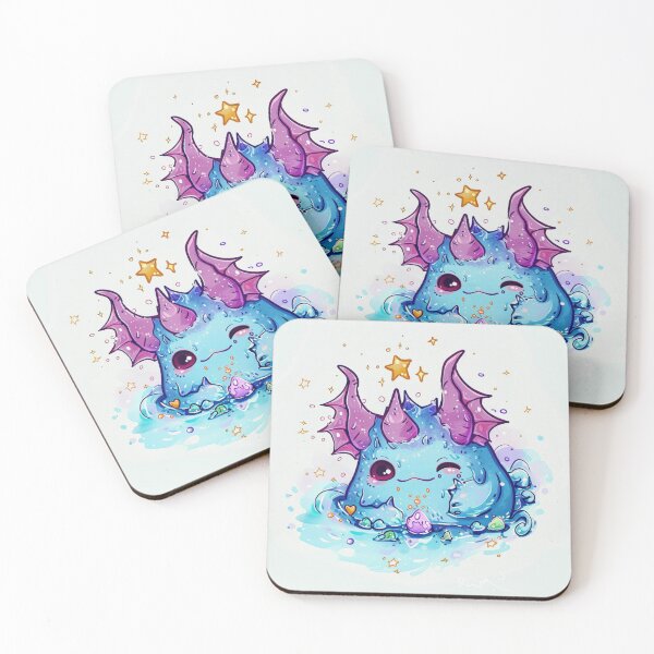 Item preview, Vibrant Konpeito Creature in Water - Fantasy Art designed and sold by EAGallery.