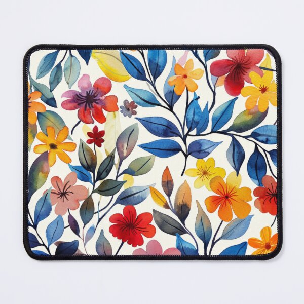 Item preview, watercolor floral seamless pattern designed and sold by NGDigitalArt.