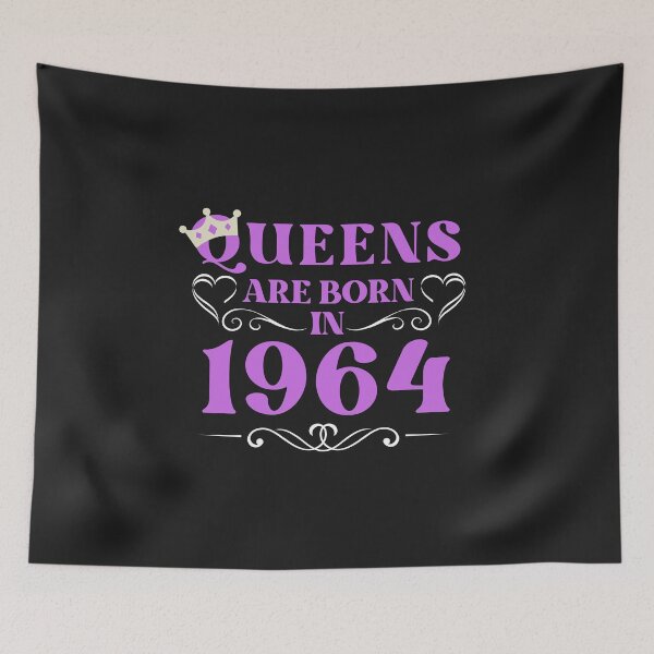 Item preview, queens are born in 1964, 1964 birthday gift designed and sold by vintage-years.