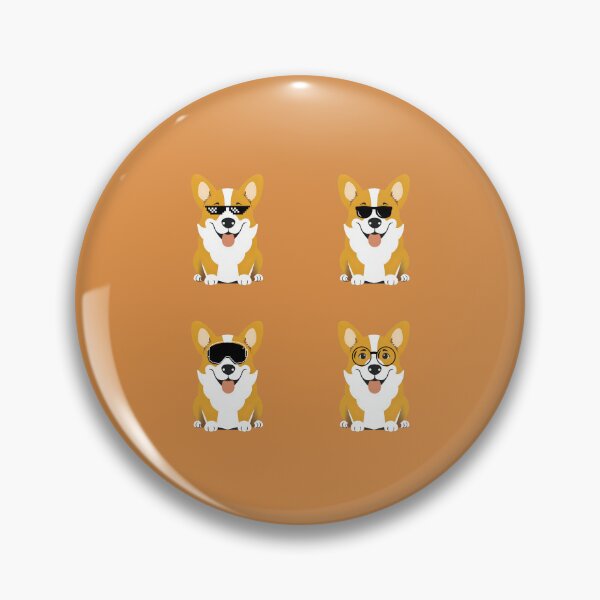 Item preview, Corgis with Sunglasses designed and sold by happiemappie.