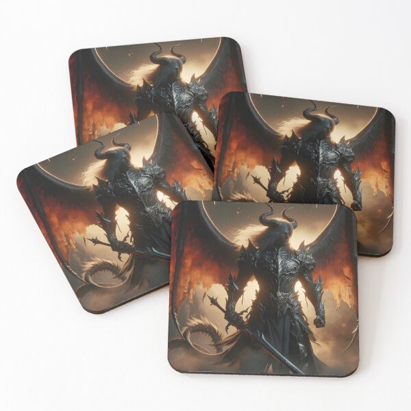 Item preview, Winged Demon Knight designed and sold by GalleryBrisArt.