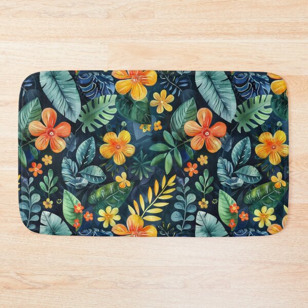Item preview, Watercolor Green Floral Seamless Pattern designed and sold by NGDigitalArt.