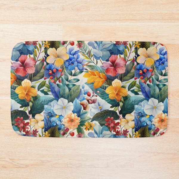 Item preview, Colorful  Floral seamless pattern designed and sold by NGDigitalArt.