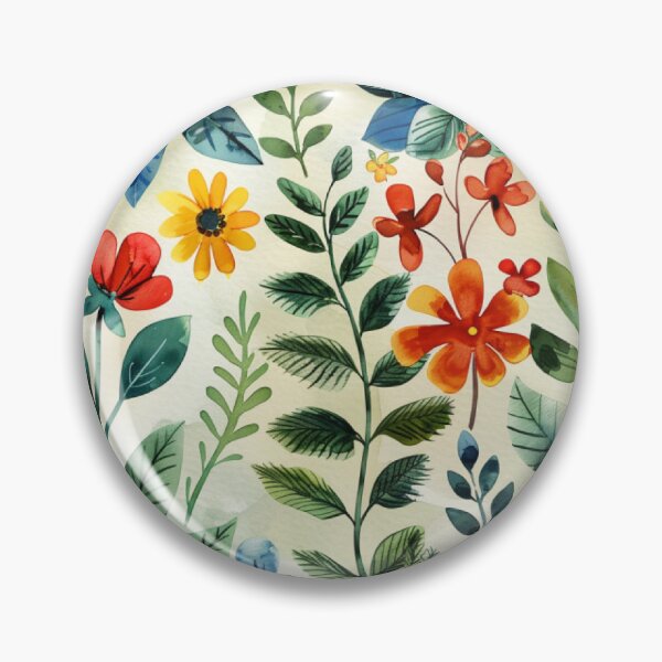 Item preview, Watercolor Floral seamless pattern designed and sold by NGDigitalArt.
