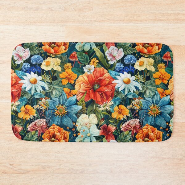Item preview, Colorful Floral seamless Pattern designed and sold by NGDigitalArt.