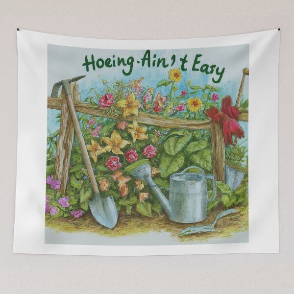 Item preview, Hoeing Ain't Easy designed and sold by FitEnvy.