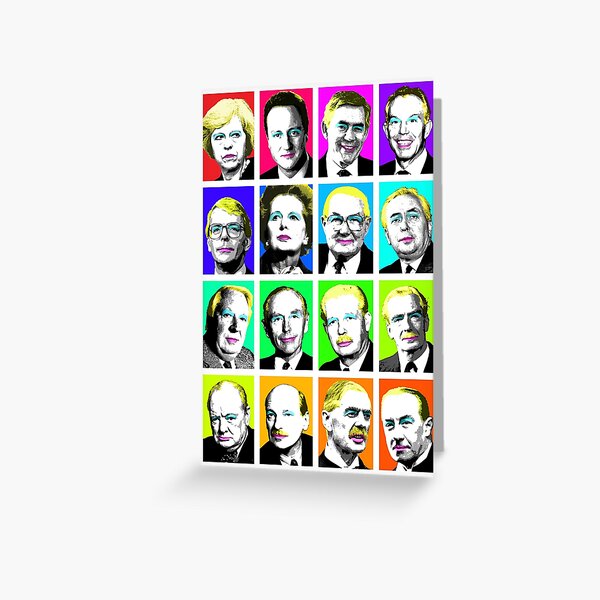 Prime Ministers Question Time x 16 Greeting Card