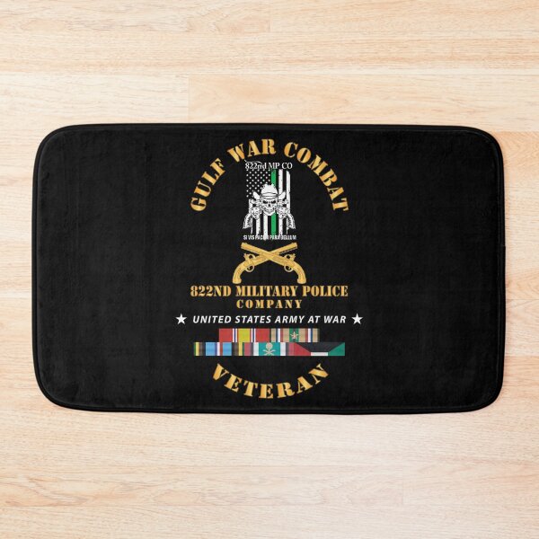 Item preview, Gulf War Combat Vet - 822nd MP Company Emblem w GULF SVC X 300 designed and sold by Military Insignia Products.