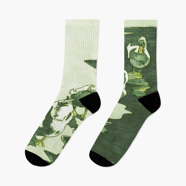 Item preview, Duck Days in Dark Green designed and sold by Amanda Roussos.
