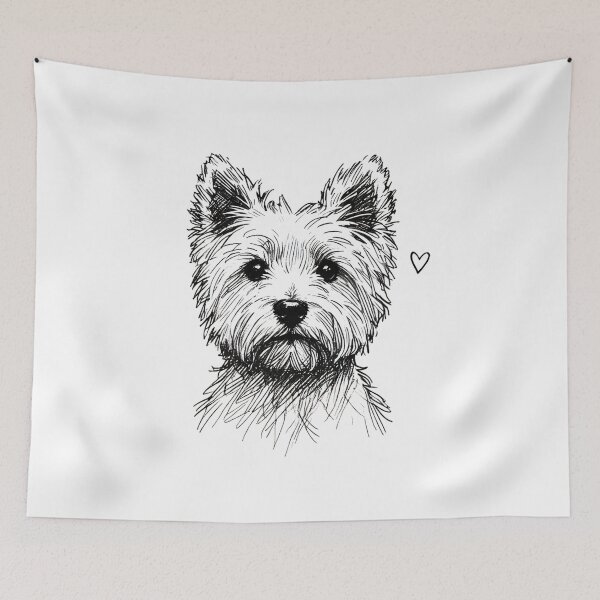 Item preview, Westie White Dog designed and sold by Blink Art Studio.