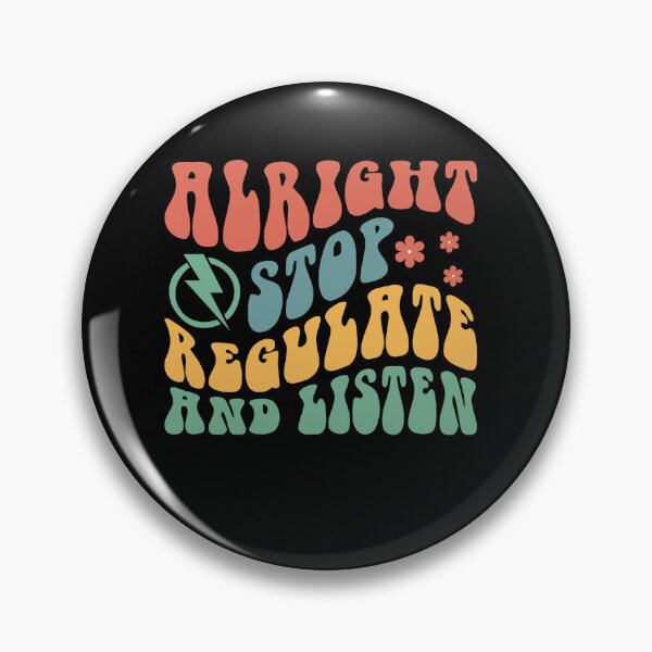 Item preview, Alright Stop Regulate and Listen, Counselor, Sensory Regulation, School Psychologist, Coping Skills, OT designed and sold by behindthefacts.