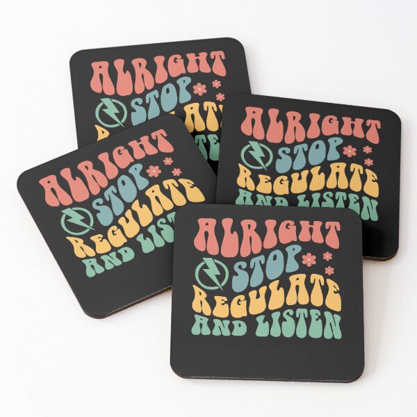 Item preview, Alright Stop Regulate and Listen, Counselor, Sensory Regulation, School Psychologist, Coping Skills, OT designed and sold by behindthefacts.