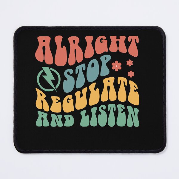 Item preview, Alright Stop Regulate and Listen, Counselor, Sensory Regulation, School Psychologist, Coping Skills, OT designed and sold by behindthefacts.