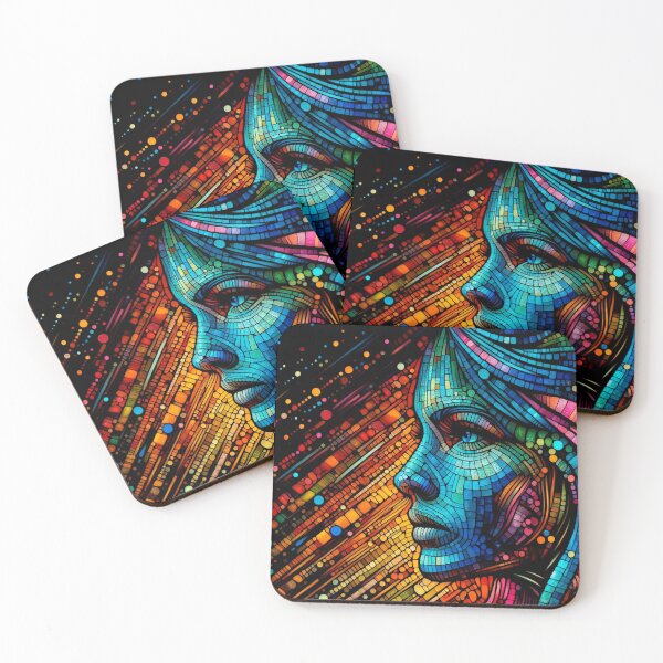 Item preview, Mosaic Woman's Face designed and sold by TUnivers.