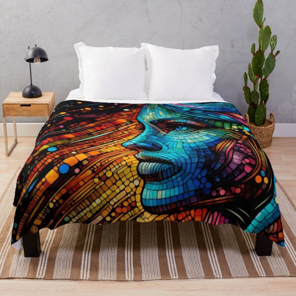 Item preview, Mosaic Woman's Face designed and sold by TUnivers.