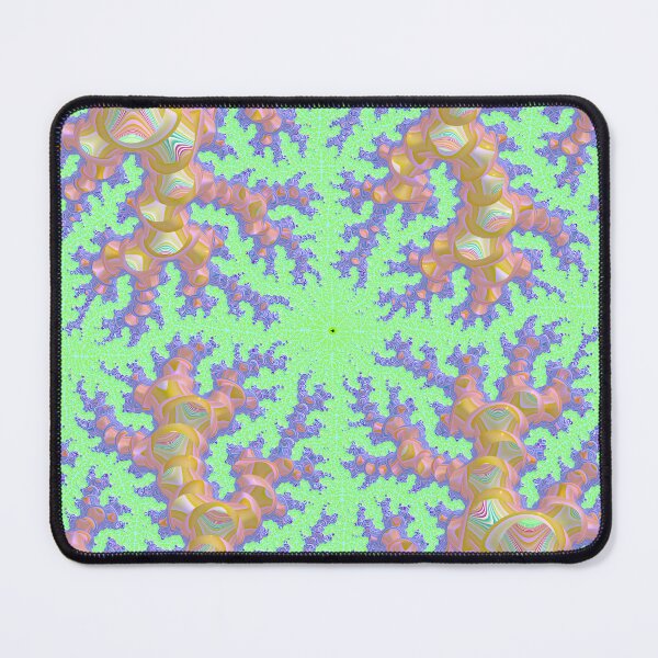 Item preview, Mandelbrot 105 - Pastel branching structures with equally pastel background designed and sold by Draeger0.