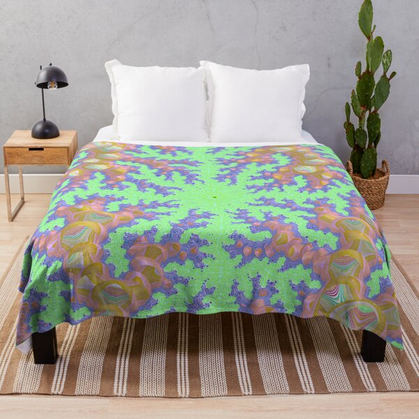 Item preview, Mandelbrot 105 - Pastel branching structures with equally pastel background designed and sold by Draeger0.