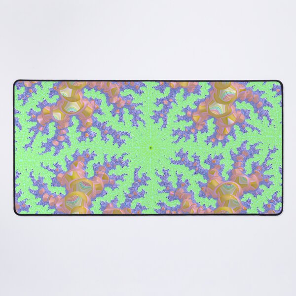 Item preview, Mandelbrot 105 - Pastel branching structures with equally pastel background designed and sold by Draeger0.