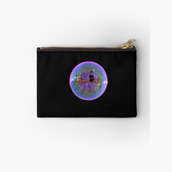 Item preview, Victorian couple horse back riding in blue and purple  designed and sold by MarigoldandLily.