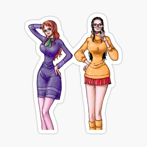 Aperçu de l'œuvre Robin & Nami cosplay Velma & Daphne créée et vendue par Eiichiro-Yoda.