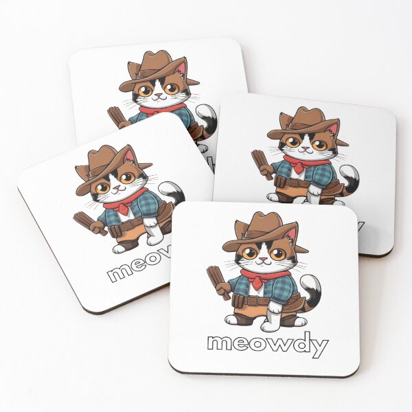 Item preview, Meowdy Cat Cowboy Cat  designed and sold by lorenzoha.