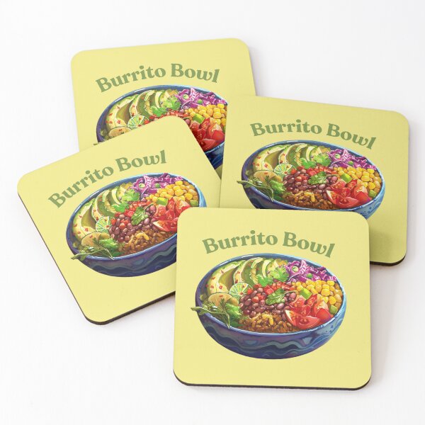 Item preview, Burrito Bowl Digital Art designed and sold by Duo Dang Studio.
