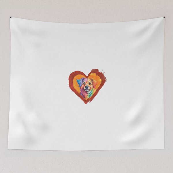 Item preview, A Vibrant Tribute to Man's Best Friend designed and sold by Goopis.