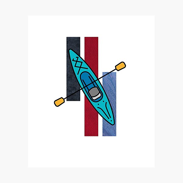 Item preview, kayaking fishing kayak 2 person kayak for Dad designed and sold by Hamzakhotbi.