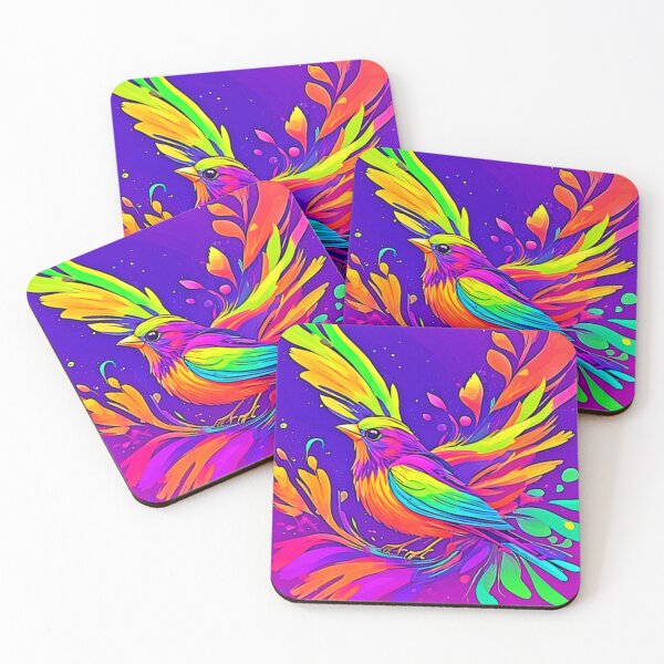 Item preview, Rainbow Bird in Cartoon Land designed and sold by Health And Fitness Posts e-Store.