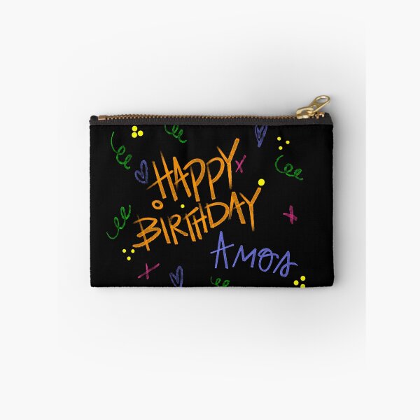 Item preview, HAPPY BIRTHDAY AMOS CUSTOM NAME  designed and sold by GIVENGRACE.ART.