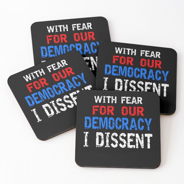 Item preview, I DISSENT WITH FEAR FOR OUR DEMOCRACY I DISSENT designed and sold by LoveAndDefiance.