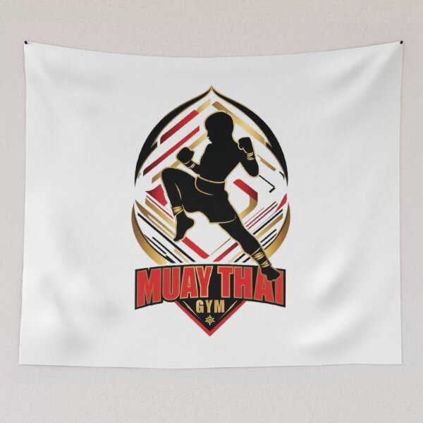 Item preview, Dynamic Muay Thai Fighter Illustration designed and sold by Jr-Mensagens.