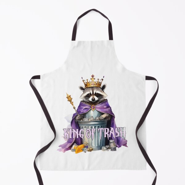 Item preview, King of trash, inscription, raccoon, trash can, crown, royal designed and sold by Eamornia.