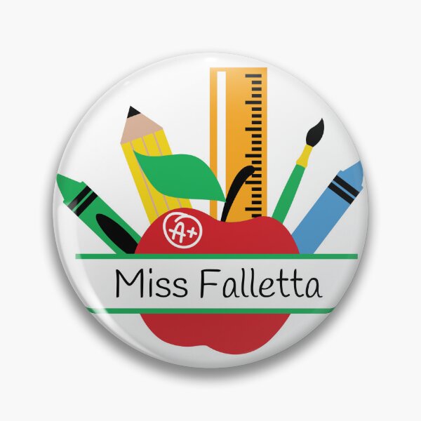 Item preview, Miss Falletta, Teacher Name, School Supplies designed and sold by kowendesigns.