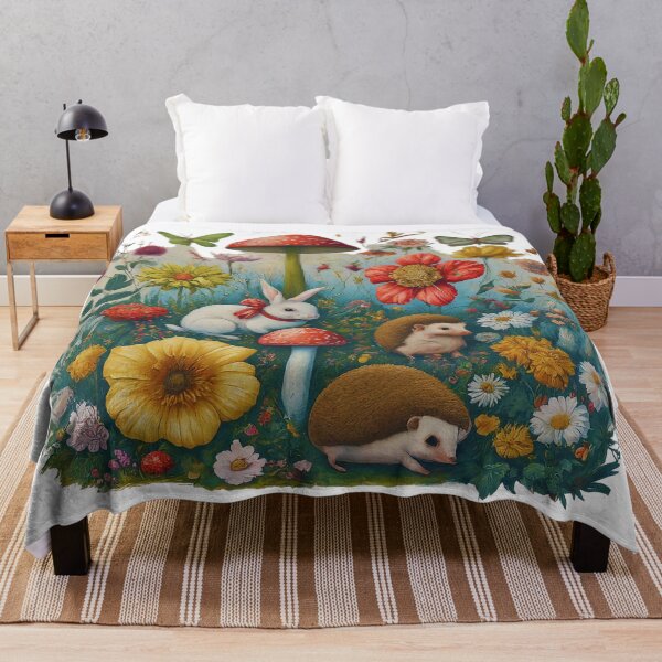 Item preview, Hedgehogs Cottagecore designed and sold by FitEnvy.