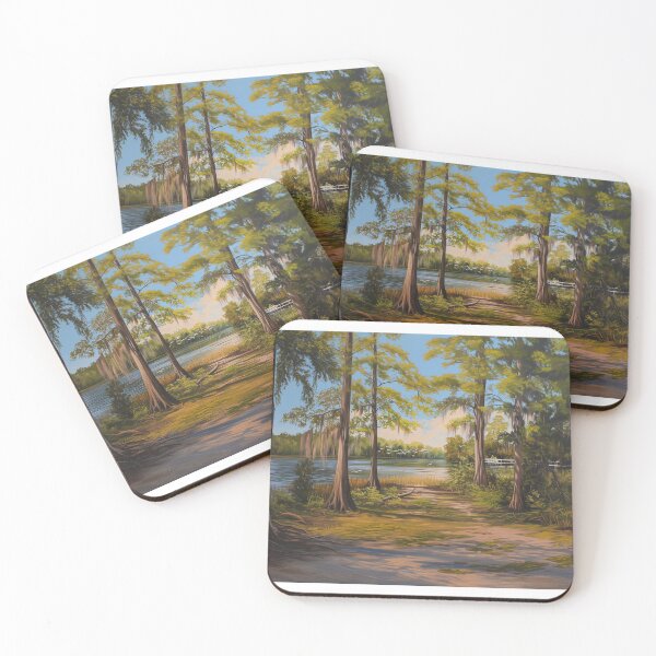 Item preview, Louisiana Cajun Swamp Scene Watercolor designed and sold by MotherOfMany87.