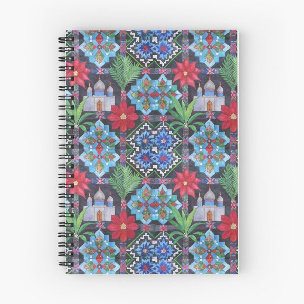 Item preview, Moroccan Pattern, islamic design with tiles, mosque and palm leaves designed and sold by patterncrow.