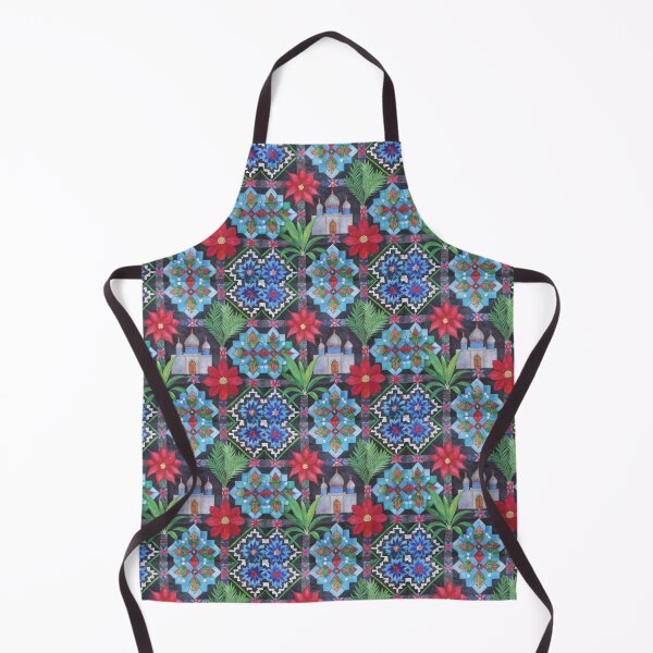 Item preview, Moroccan Pattern, islamic design with tiles, mosque and palm leaves designed and sold by patterncrow.