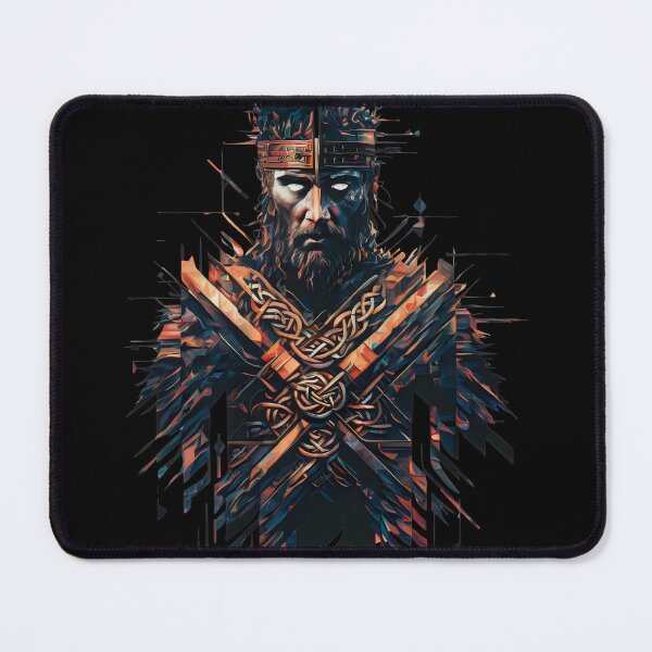 Item preview, The Spirit of The Celt King. Celtic Warrior in Ink Design designed and sold by CELTIC-DESIGNS.