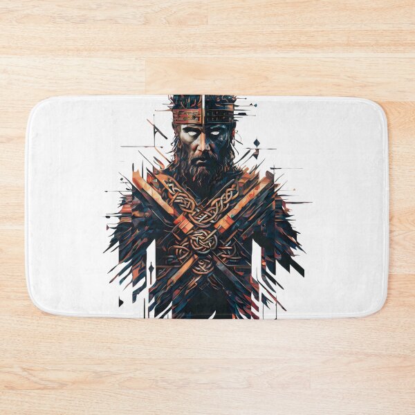 Item preview, The Spirit of The Celt King. Celtic Warrior in Ink Design designed and sold by CELTIC-DESIGNS.