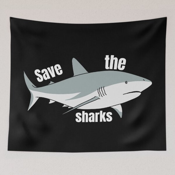 Item preview, save the sharks designed and sold by kestey.