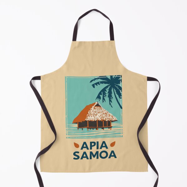Item preview, A Vintage Travel Illustration of Apia - Samoa designed and sold by GoodOldVintage.