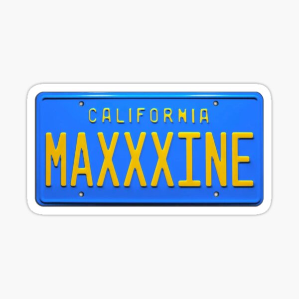Artikel-Vorschau von A24 Maxxxine-Nummernschild, designt und verkauft von chromaticanico.